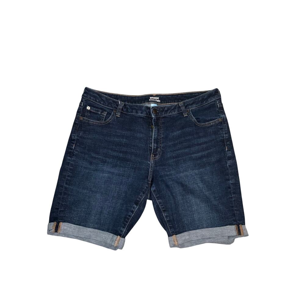 Amazon Essentials Dark Denim Jean Shorts Size 16
